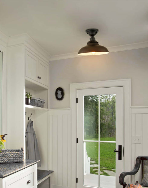 Piaggio Farmhouse Ceiling Light Semi Flush Ceiling Lighting 1-Light